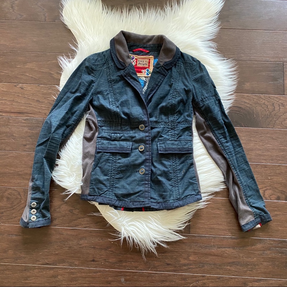 [Free People] Vintage Blazer Embroidered Jacket